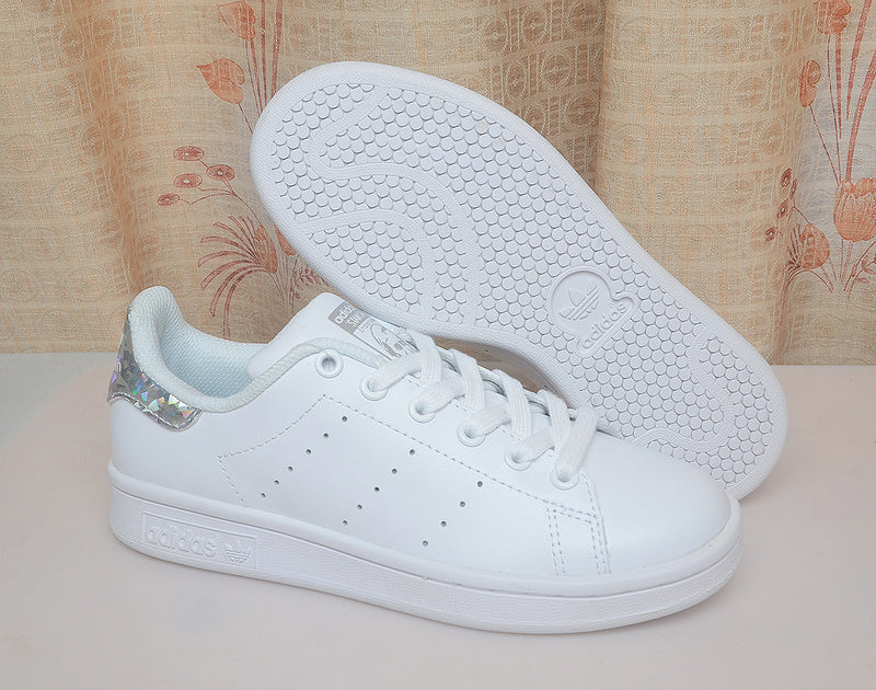 Adidas Stan Smith Sparkly Heel White