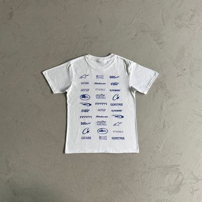 Corteiz Rally Vinylz Tee White