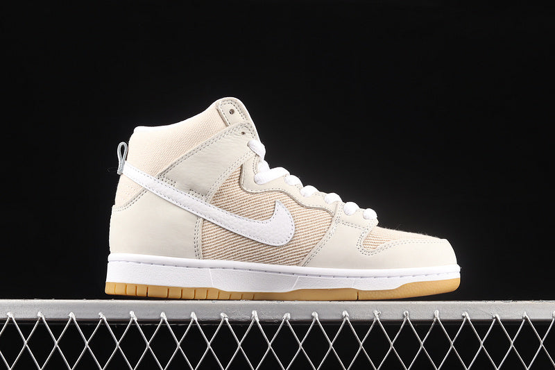 Nike SB Dunk High Pro Orange Label Unbleached Natural