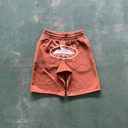 Corteiz Alcatraz Shorts Hazel