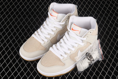 Nike SB Dunk High Pro Orange Label Unbleached Natural