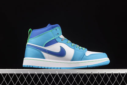 Jordan 1 Mid Sprite Blue