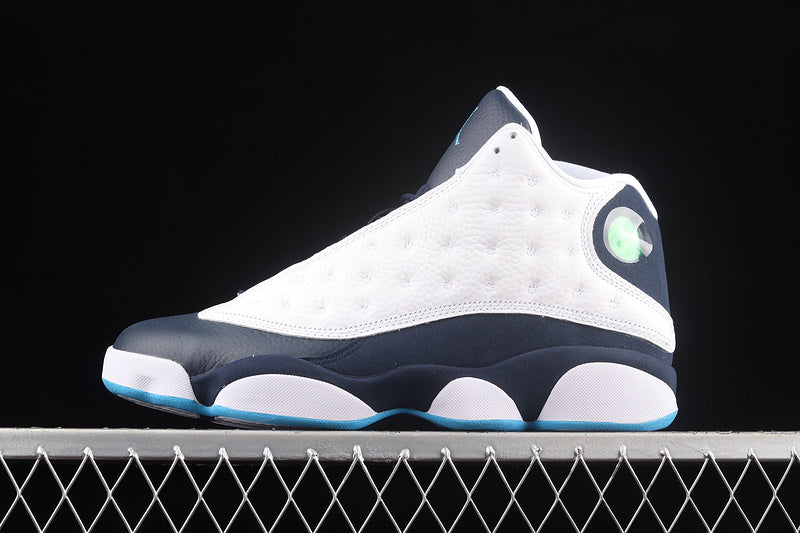 Jordan 13 Retro White Obsidian Powder Blue