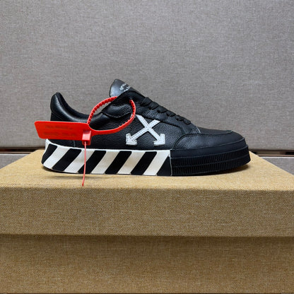 Off-White Vulc Low Black Leather FW19