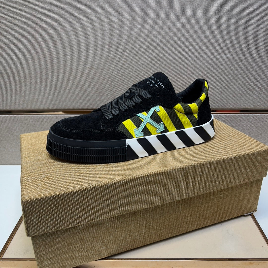 Off-White Vulc Low Black Yellow Green