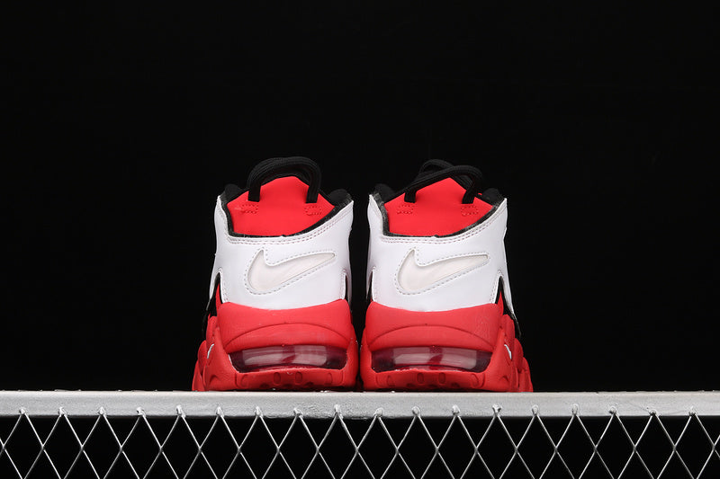 Nike Air More Uptempo University Red Black White