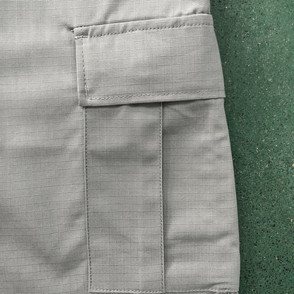 Corteiz Alcatraz Cargo Shorts Grey