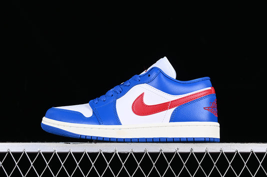 Jordan 1 Retro Low Sport Blue Gym Red