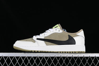 Jordan 1 Retro Low Golf Travis Scott Neutral Olive