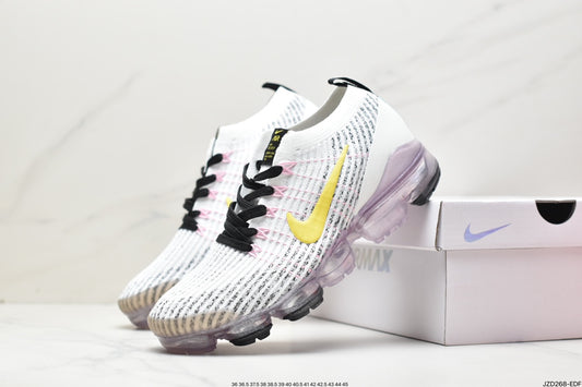 Nike Air VaporMax Flyknit 3 White Dynamic Yellow