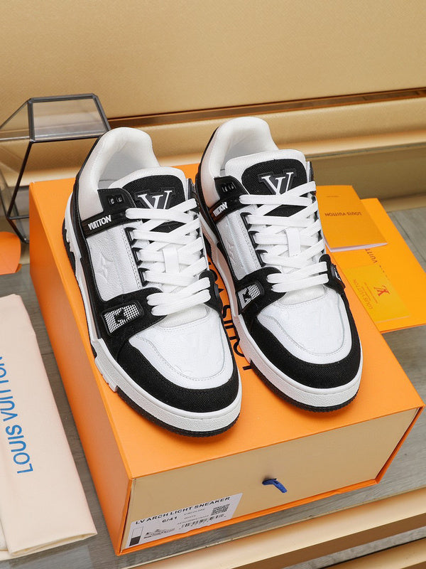 Louis Vuitton LV Trainer Black White