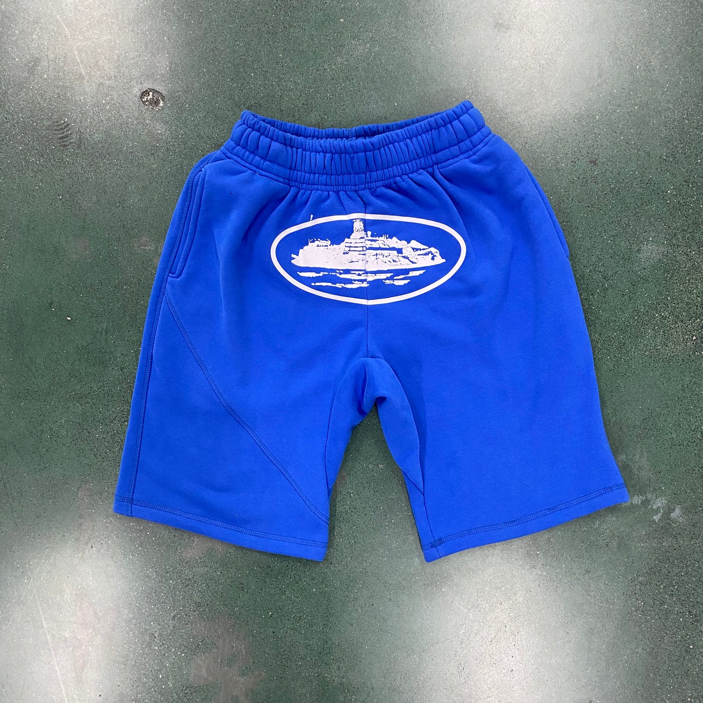 Corteiz Alcatraz Shorts Royal Blue