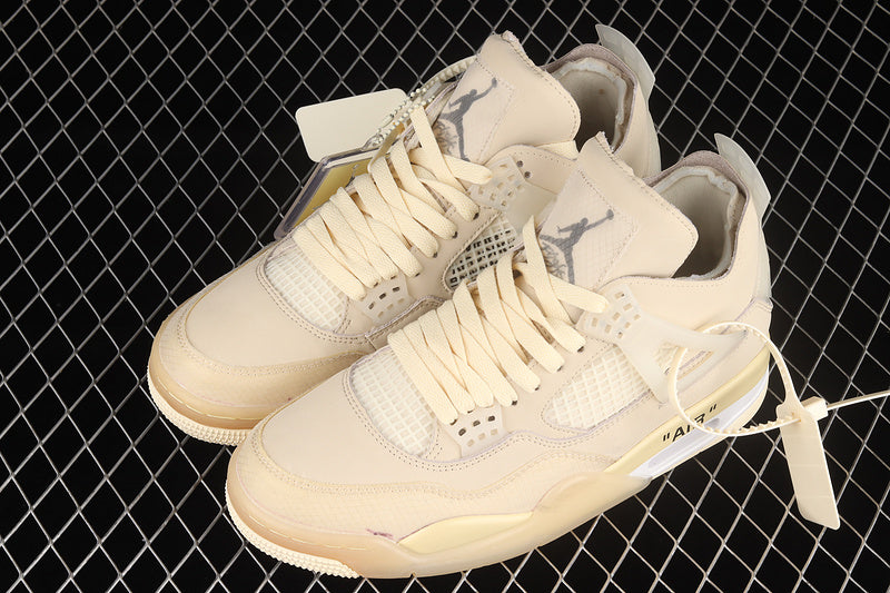 Jordan 4 Retro Off White Sail