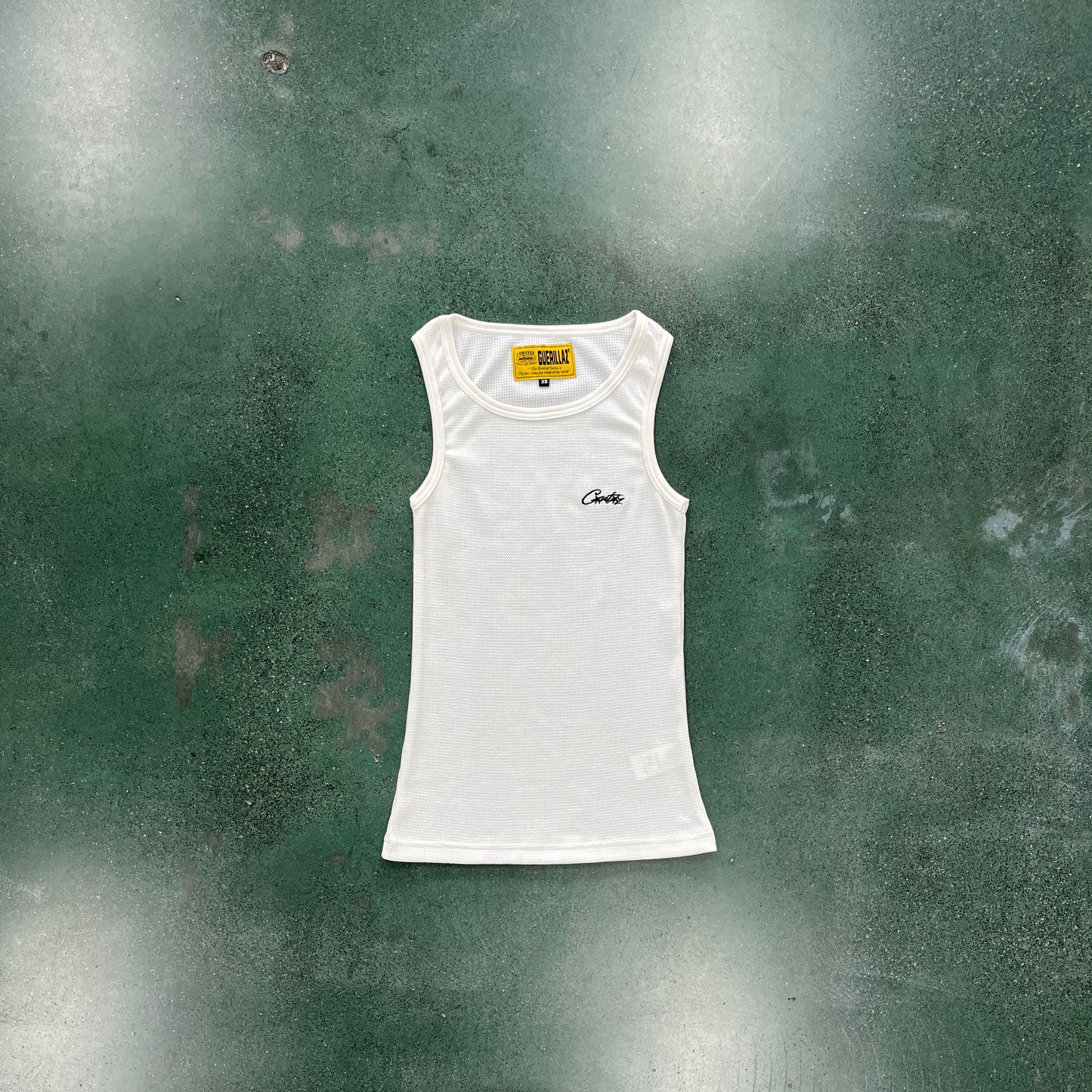 Corteiz Allstarz Essentials Tank Top White