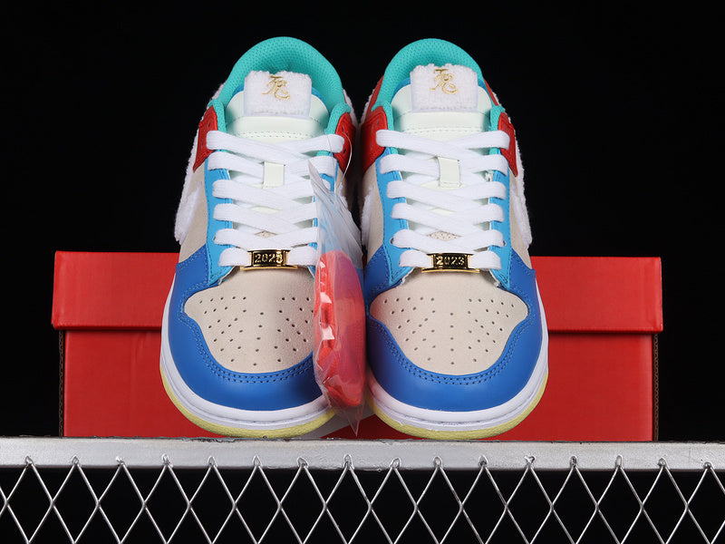 Nike Dunk Low Retro PRM Year of the Rabbit Blue Orange Cream