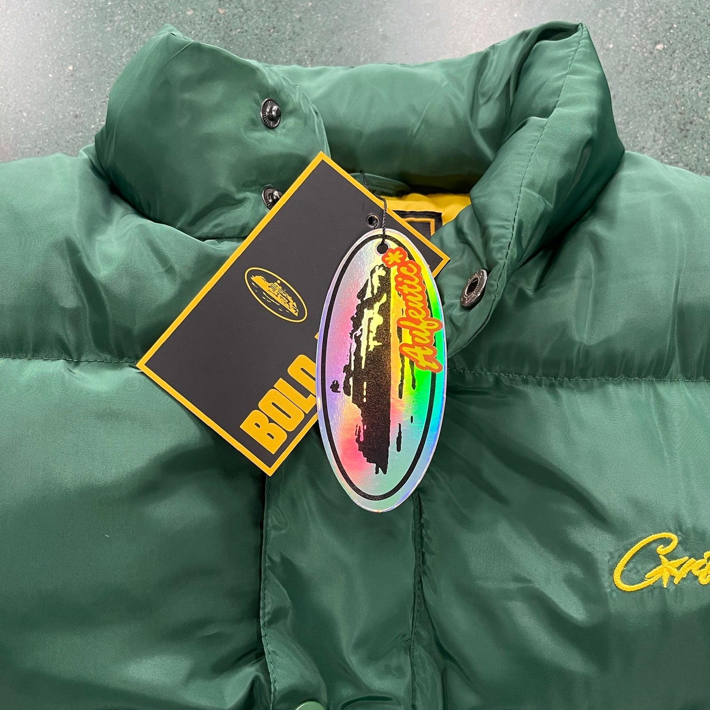 Corteiz Bolo Jacket Emerald