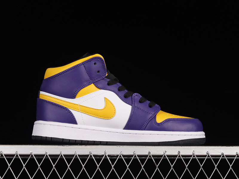 Jordan 1 Mid Lakers