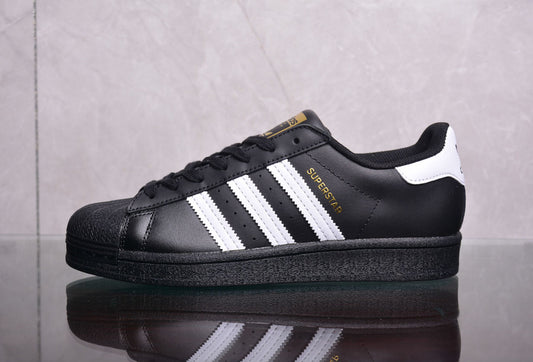 Adidas Superstar Core Black Cloud White Gold