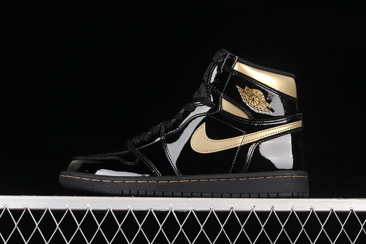 Jordan 1 Retro High Black Metallic Gold