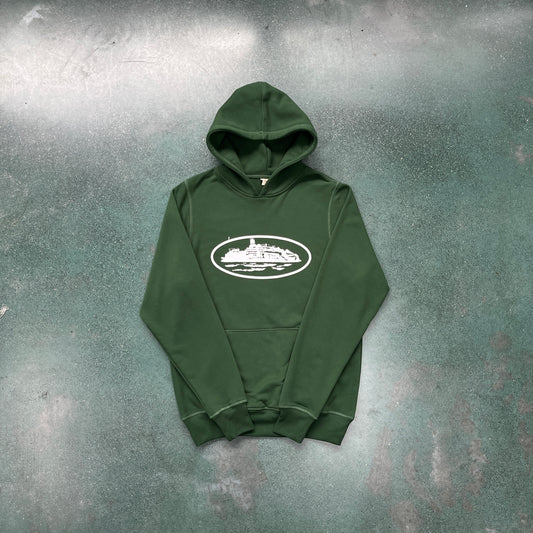 Corteiz Alcatraz Hoodie Green