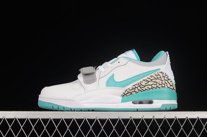 Jordan Legacy 312 Low White Turquois