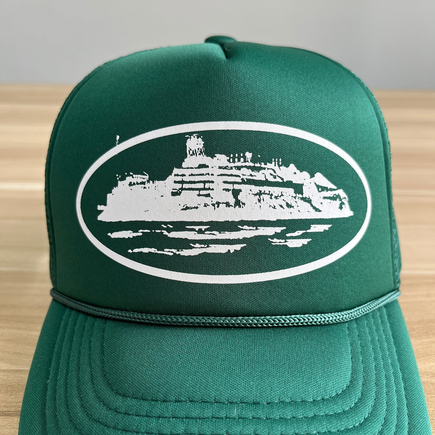 Corteiz Alcatraz Trucker Hat Green