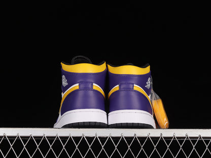 Jordan 1 Mid Lakers