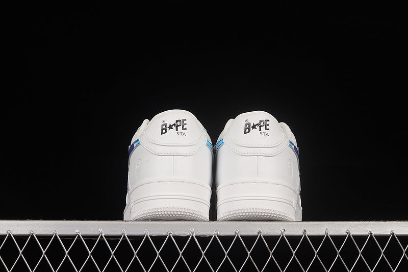 A Bathing Ape Bape Sta Low White ABC Camo Blue