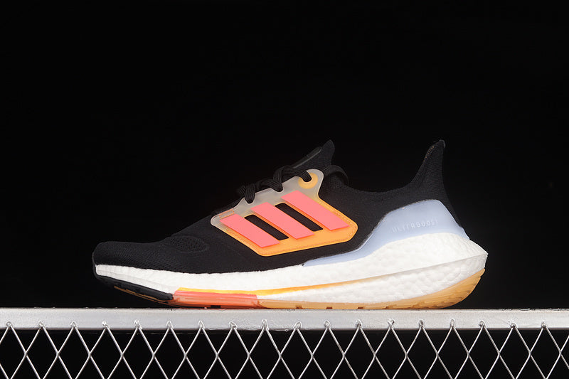 Adidas Ultra Boost 22 Black Turbo Flash Orange