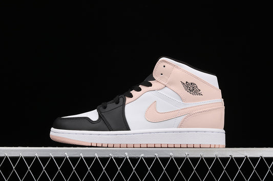 Jordan 1 Mid Arctic Orange Black Toe