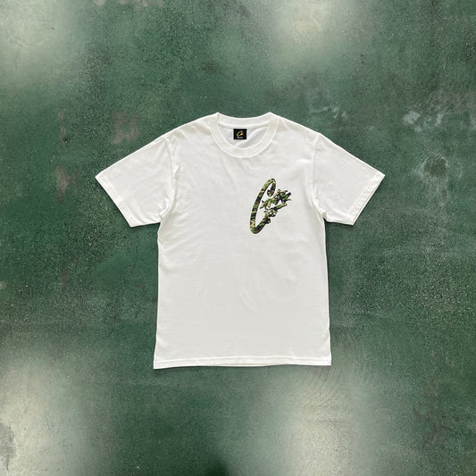 Corteiz Camo Gunslinger Tee White Camo