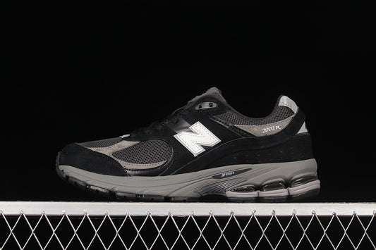 New Balance 2002R Black Dark Grey White