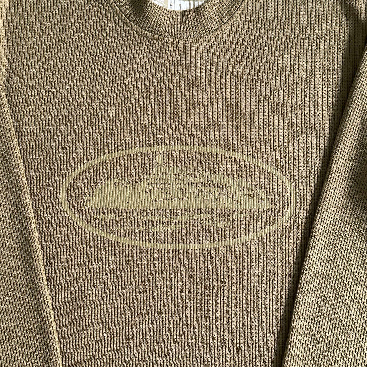 Corteiz Alcatraz Waffle Longsleeve Brown