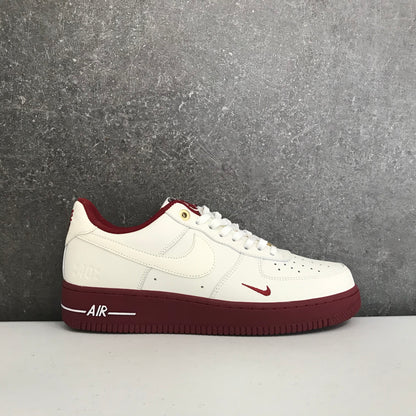 Nike Air Force 1 Low '07 40th Anniversary Edition Sail Team Red