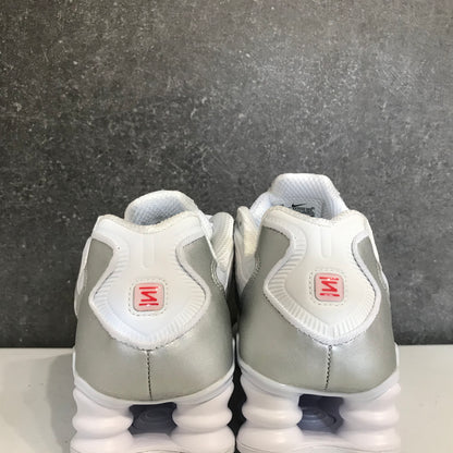 Nike Shox TL White Metallic Silver Max Orange