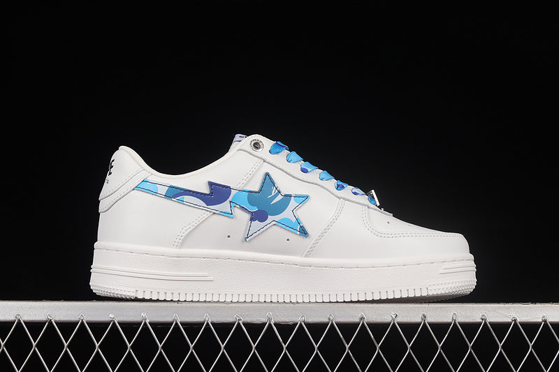 A Bathing Ape Bape Sta Low White ABC Camo Blue