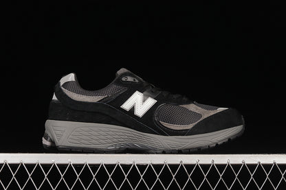 New Balance 2002R Black Dark Grey White