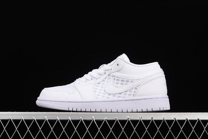 Jordan 1 Retro Low Breathe Triple White