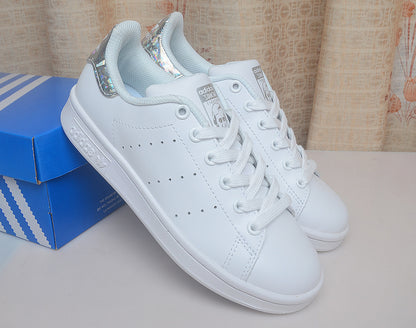 Adidas Stan Smith Sparkly Heel White