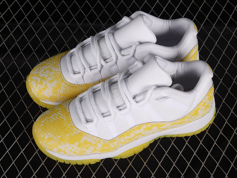 Jordan 11 Retro Low Yellow Snakeskin