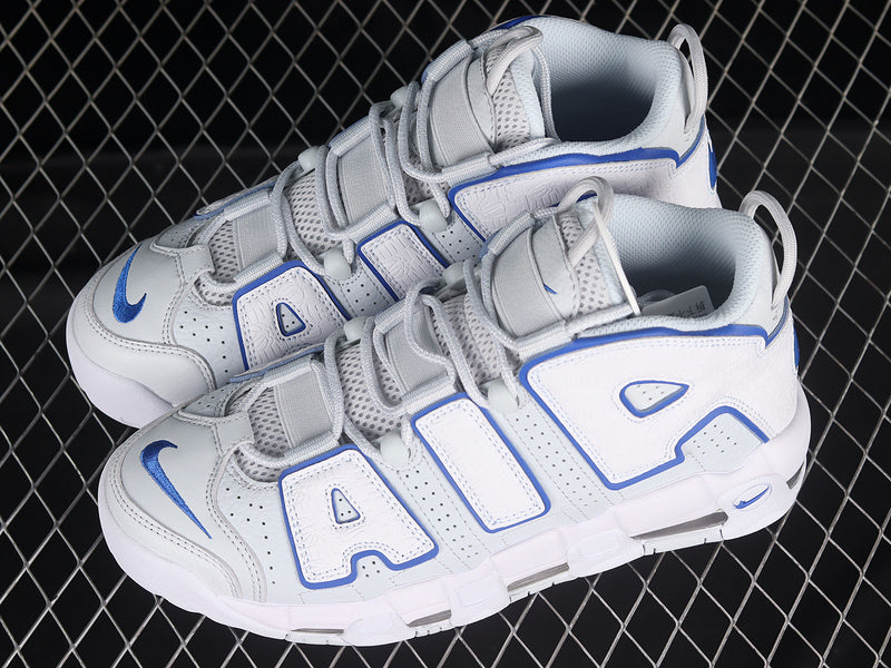 Nike Air More Uptempo Embossed White Royal Blue