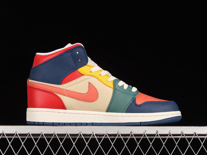 Jordan 1 Mid Multi Color