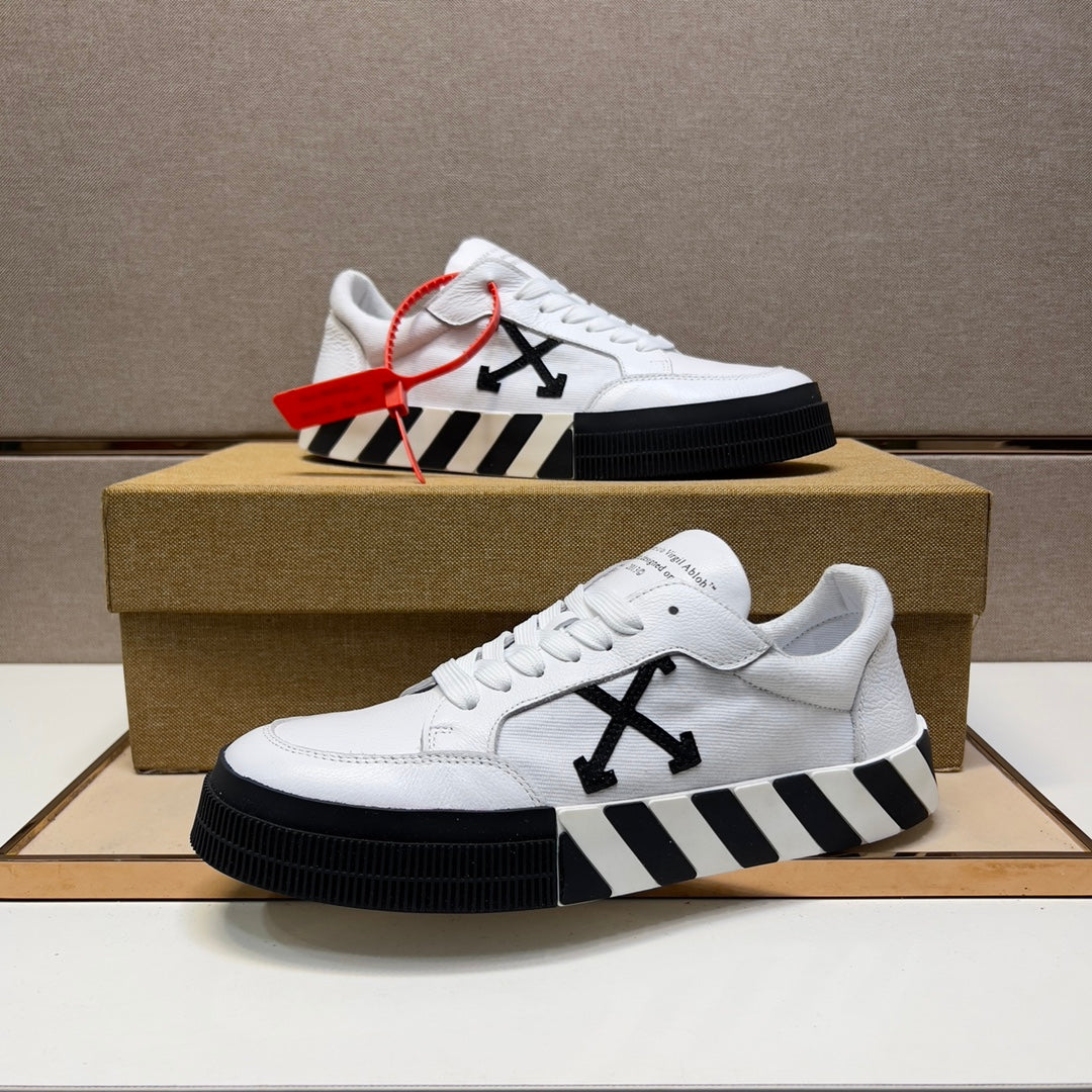 Off-White Vulc Low White Leather FW19