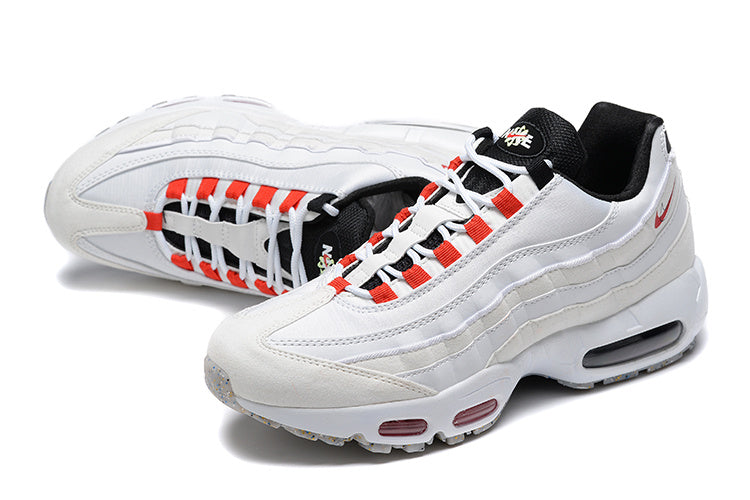 Nike Air Max 95 Light Bone Habanero Red