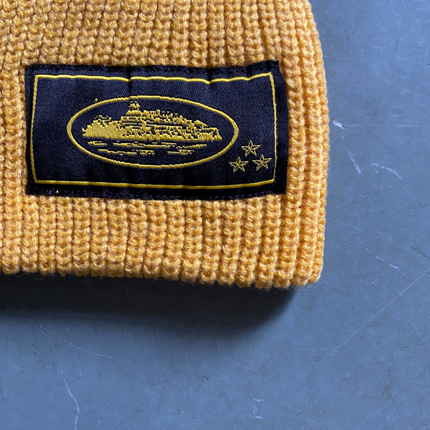 Corteiz Knit Balaclava Yellow