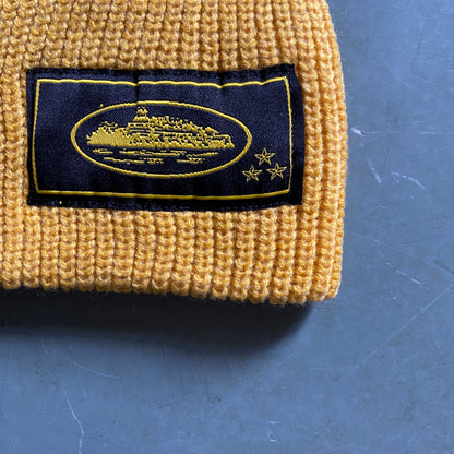 Corteiz Knit Balaclava Yellow