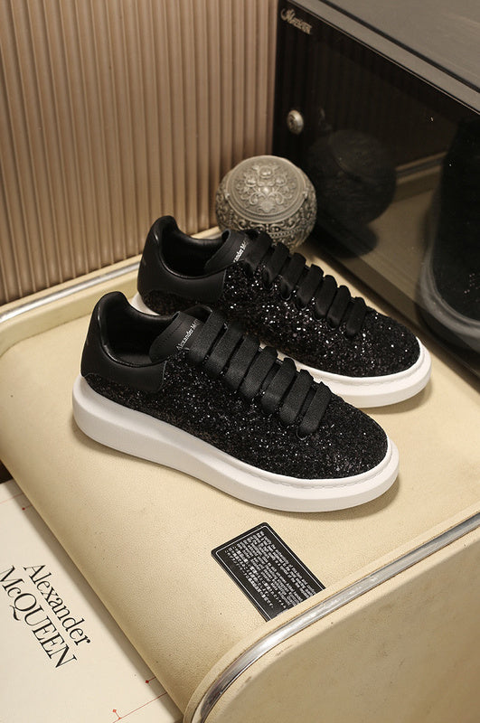 Alexander McQueen Oversized Black Glitter