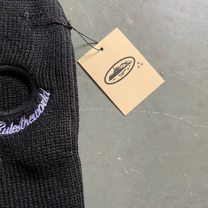 Corteiz Knit Balaclava Black