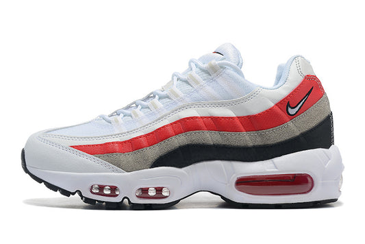 Nike Air Max 95 White Varsity Red Particle Grey