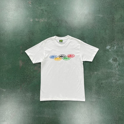 Corteiz Alcatraz Olympic Tee White